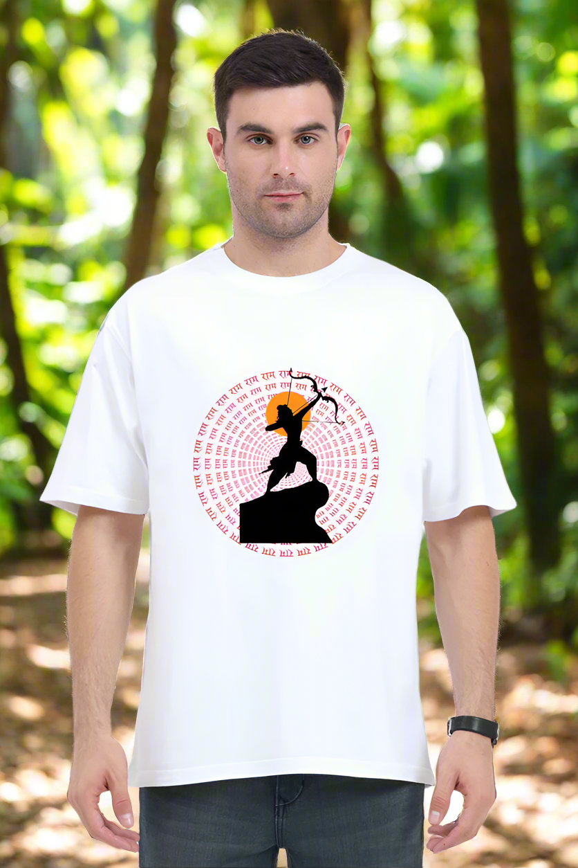 Oversized Unisex Shri Ram T Shirt.