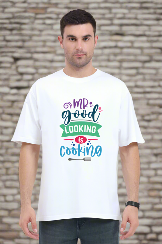 Oversized Unisex Mr. Good looking T Shirt. Made of 100% pure cotton