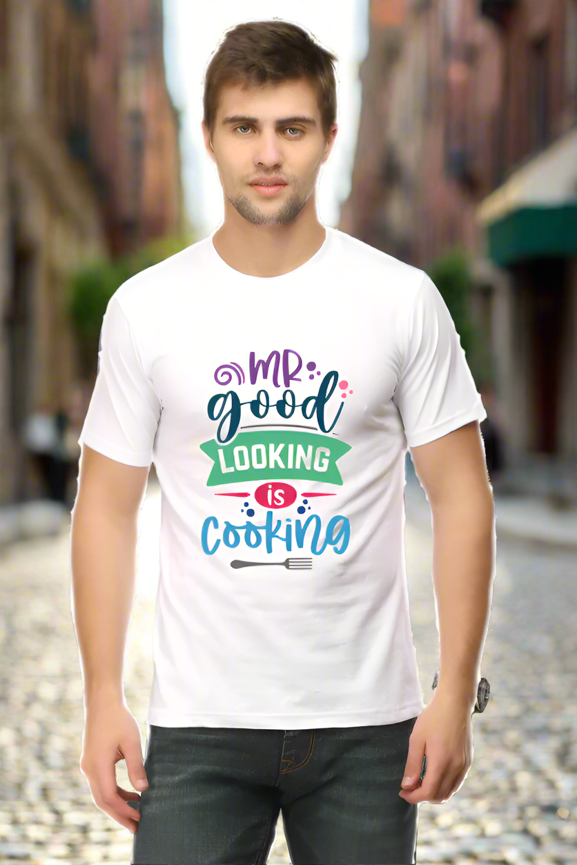 Regular Fit T Shirt- Mr. Good Looking