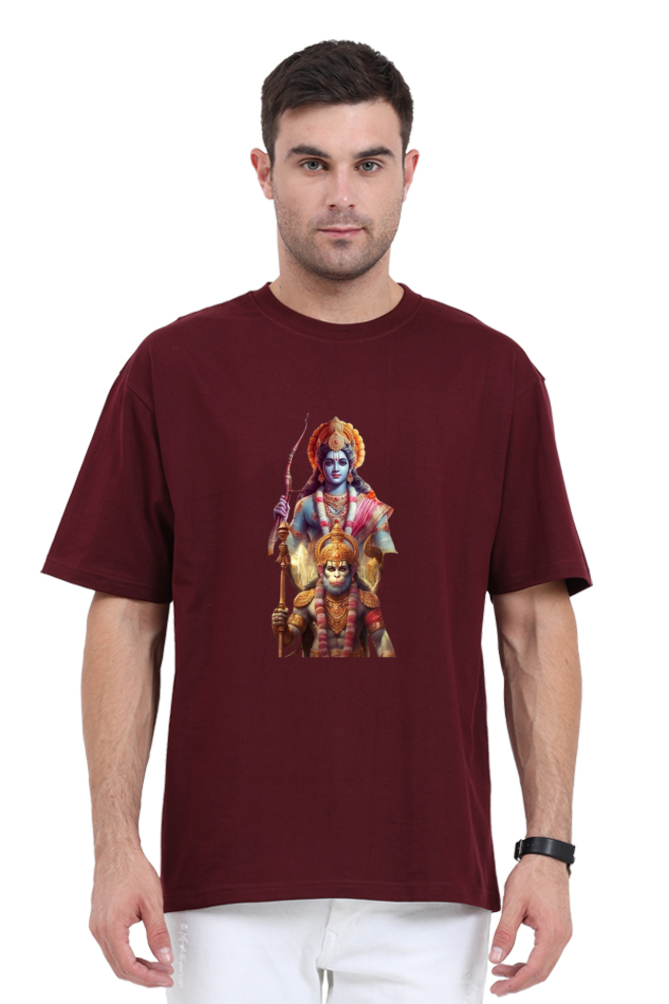 Oversized Unisex Shri Ram T Shirt.