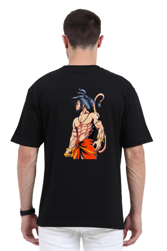 Oversized Unisex Hanuman T Shirt.