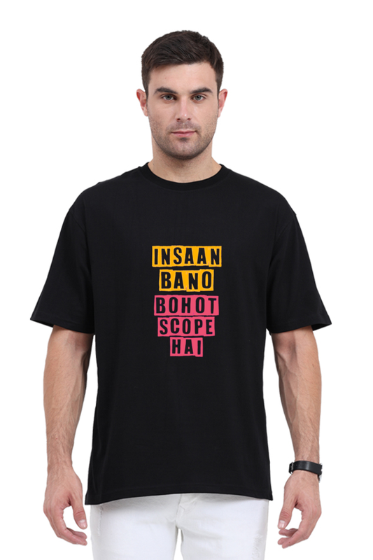 Unisex Oversized Insaan Bano T-Shirt