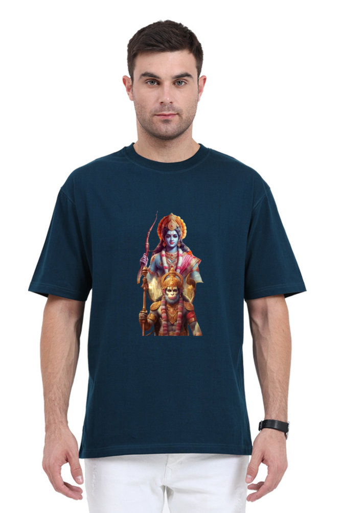 Oversized Unisex Shri Ram T Shirt.