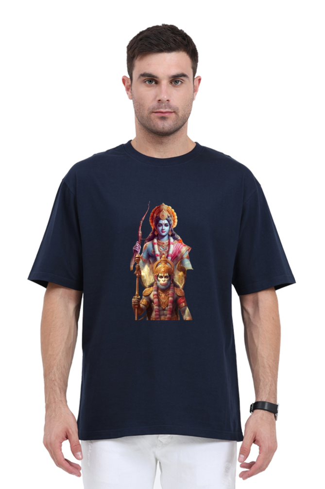 Oversized Unisex Shri Ram T Shirt.