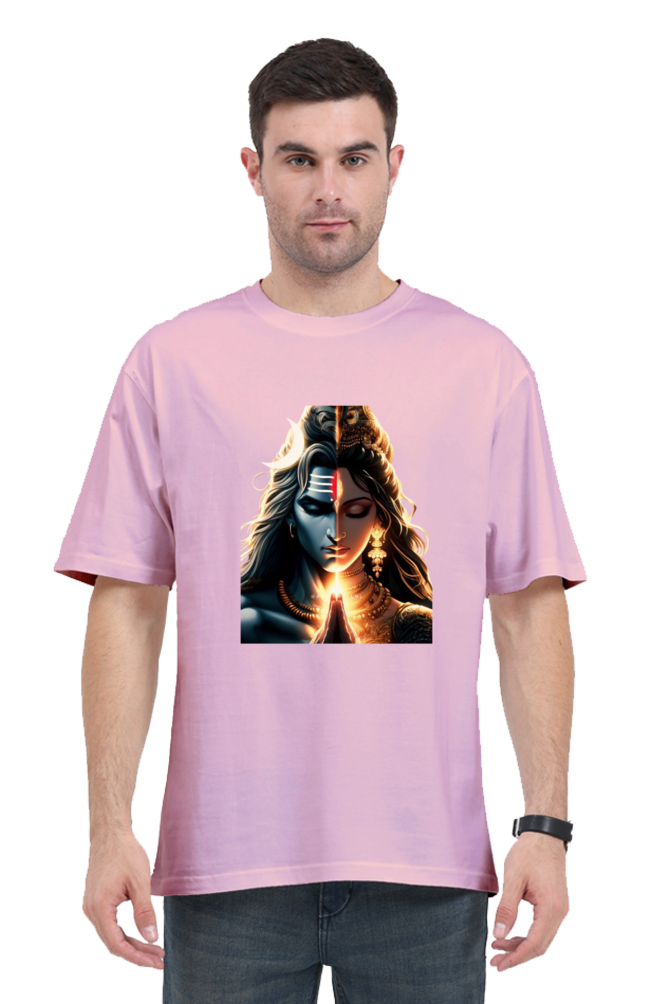 Unisex Oversized Shiv Shakti  T-Shirt