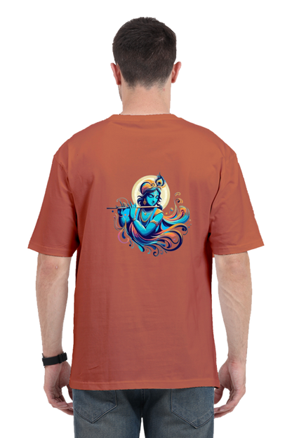 Oversized Unisex Krishna T Shirt.