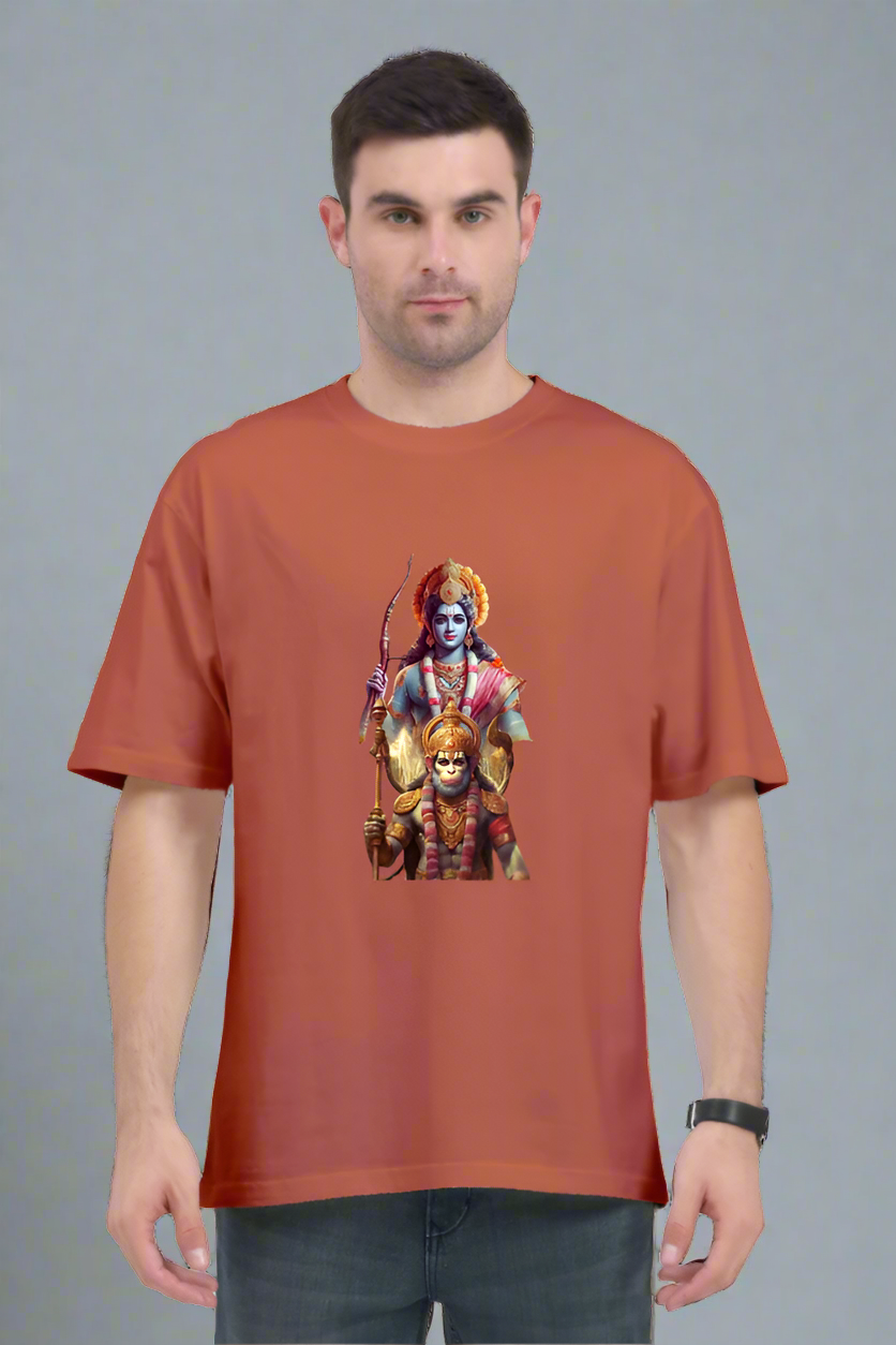 Oversized Unisex Shri Ram T Shirt.