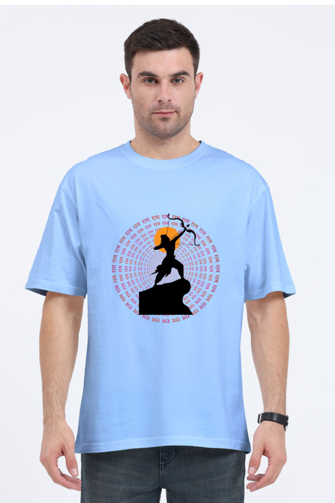 Oversized Unisex Shri Ram T Shirt.